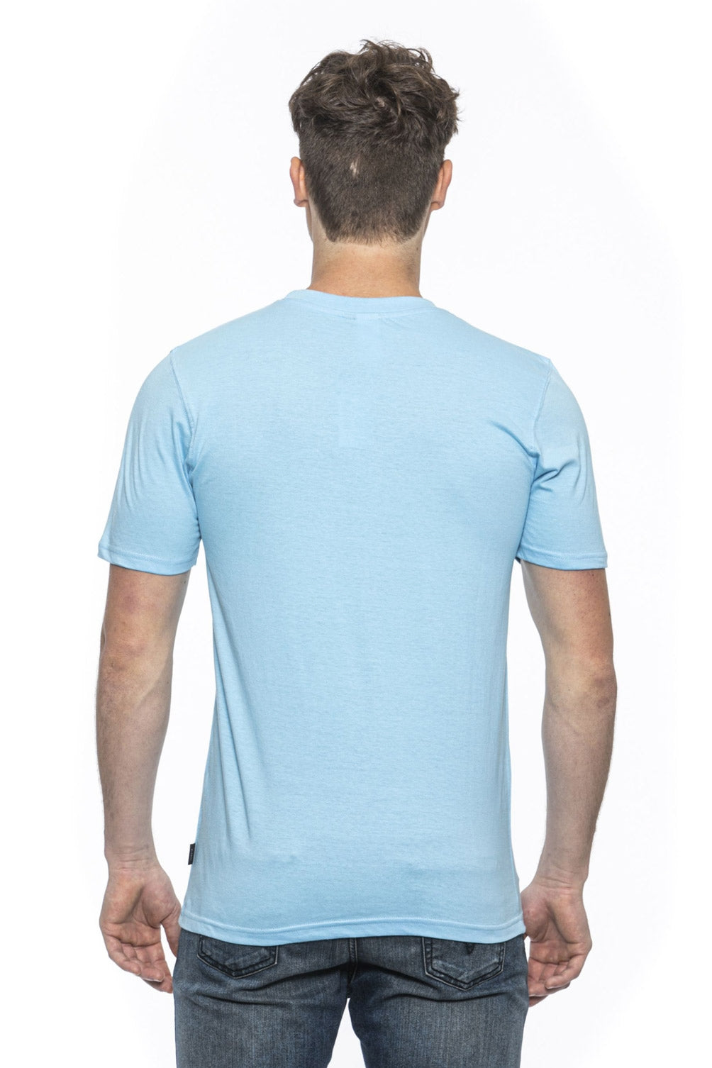 Camiseta 19V69 Italia para hombre azul MIKE AZUL CLARO