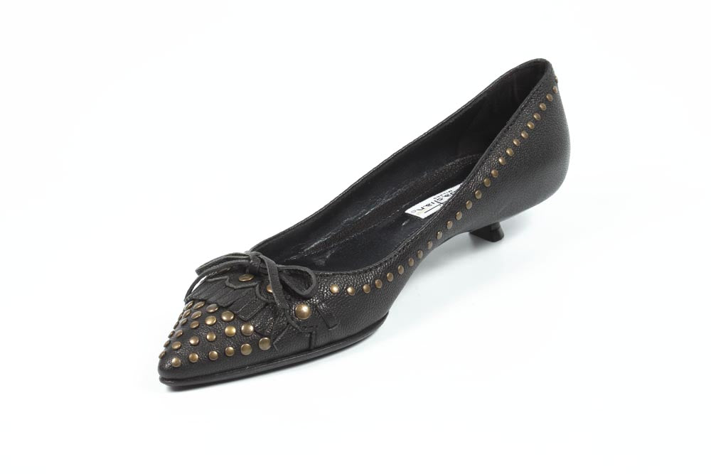 Zapatos de tacón de mujer Sebastian Milano S1950 FUMÃˆ NERO OTTONE GAV