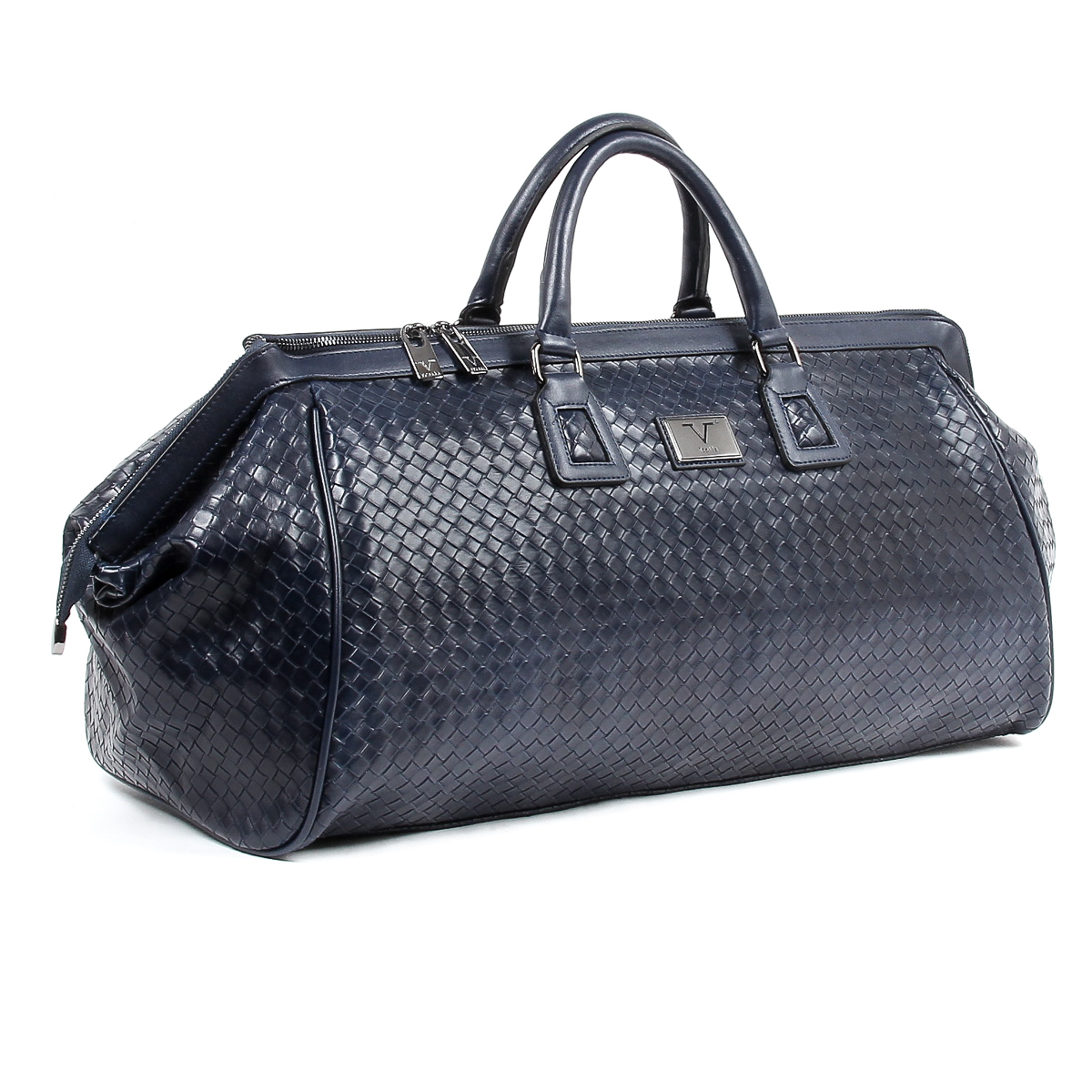 Bolso de mano para hombre V 1969 Italia azul VANCE