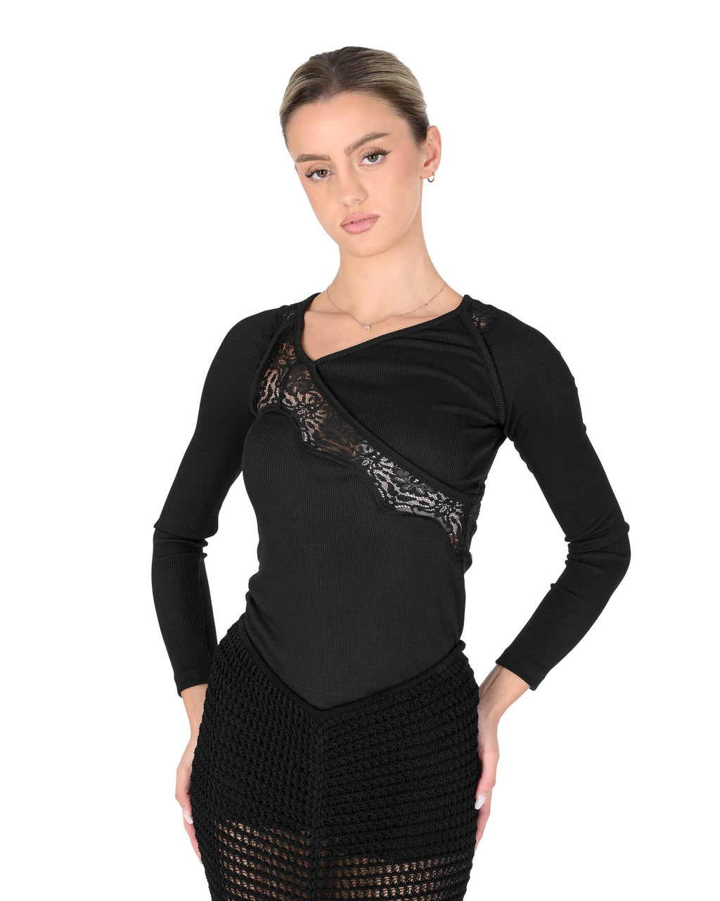 Blusa para mujer Christopher Esber 24031119 NEGRO 801