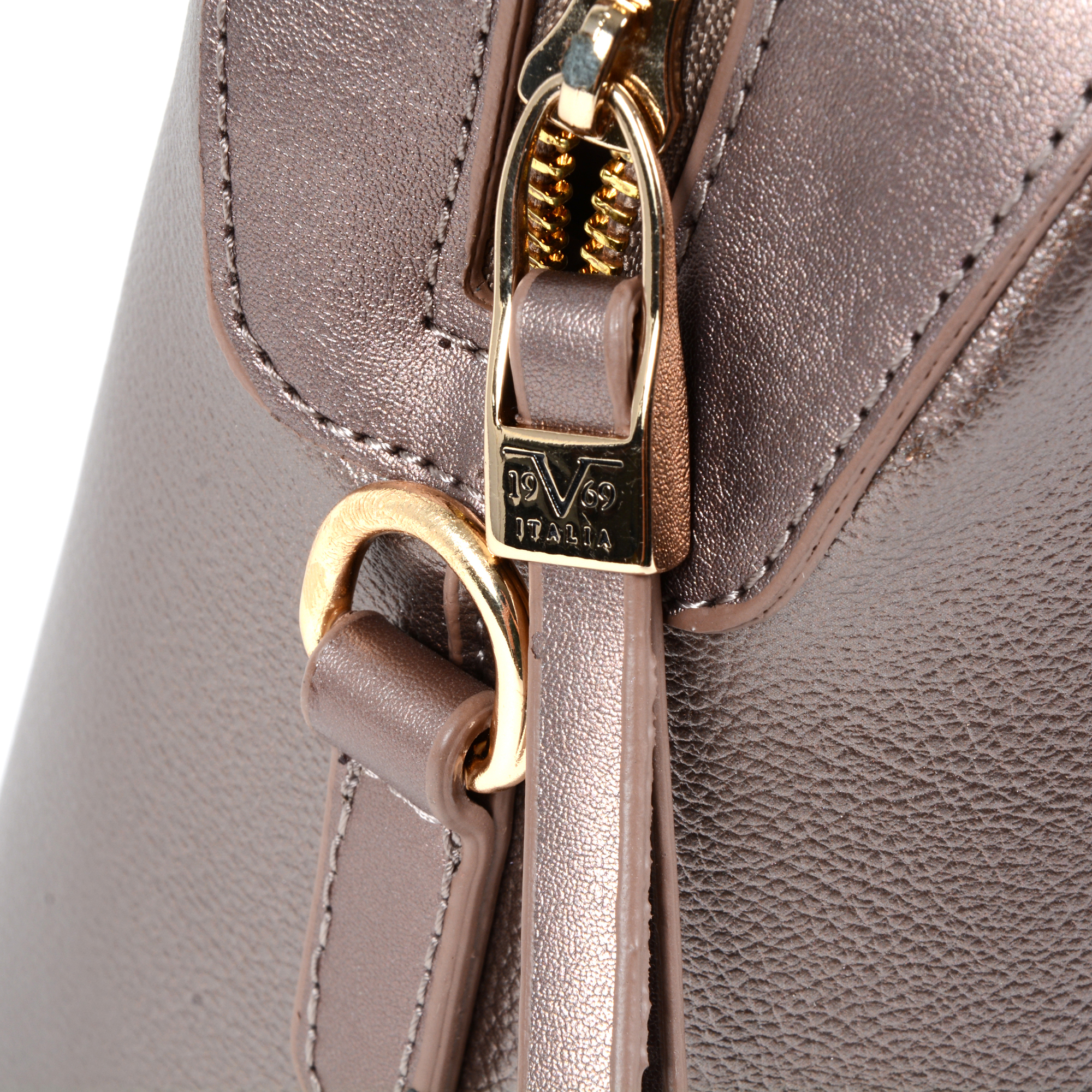 V 1969 Italia Womens Handbag Gold TALLIN