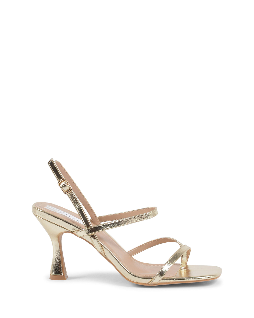 19V69 Italia Sandalia de tira trasera para mujer Oro V81813 ORO