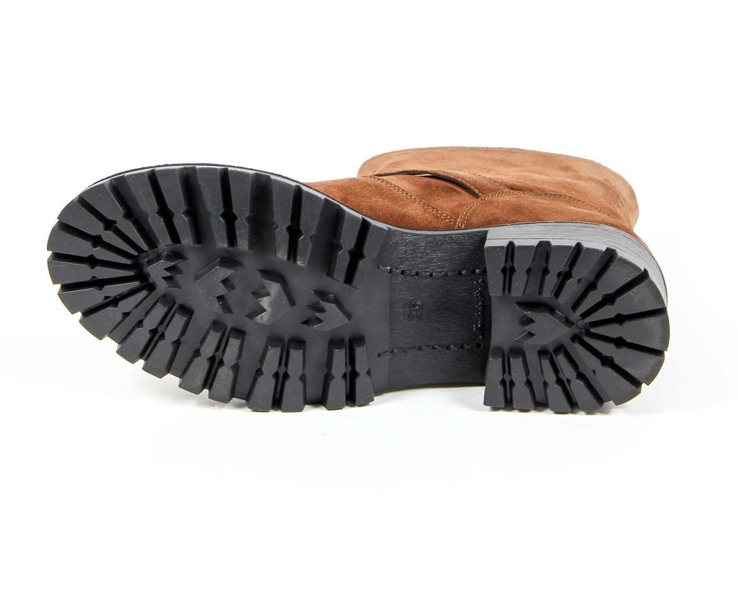 Bota corta para mujer V 1969 Italia B1441 TERCIOPELO ÓXIDO
