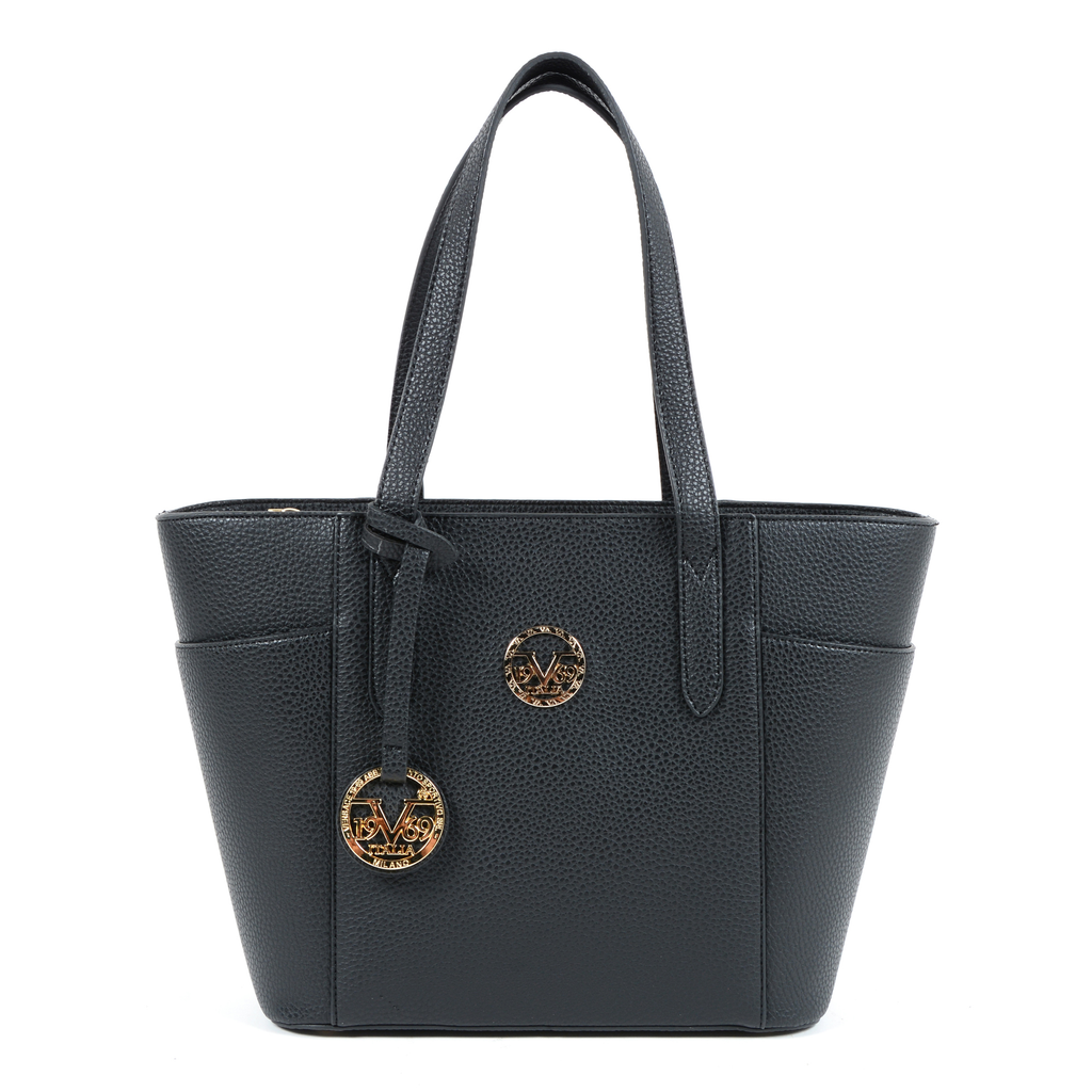 V 1969 Italia Womens Handbag Black KIEV