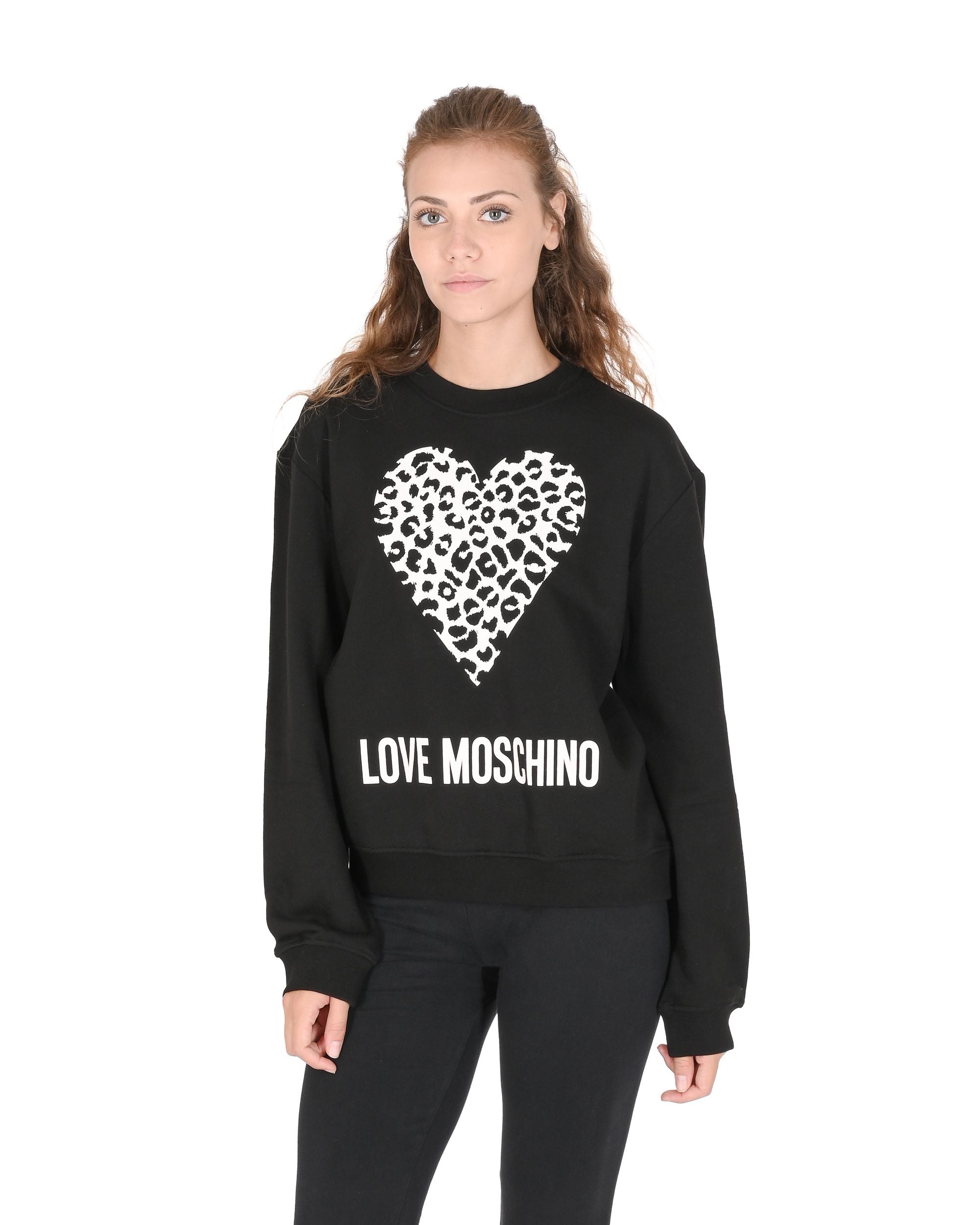 Sudadera Love Moschino para mujer W 6 306 54 M 4055 C74 NEGRO