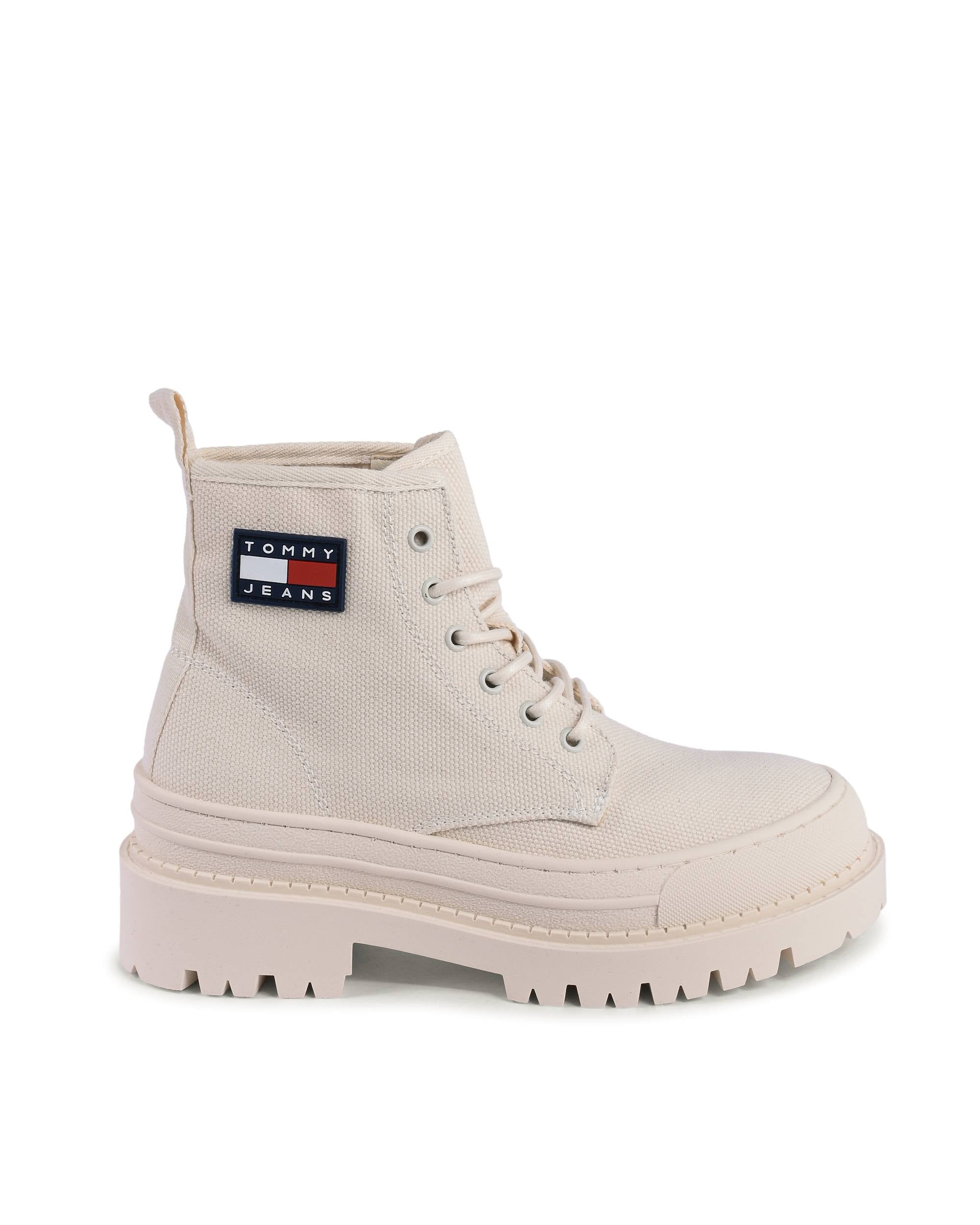 Botines Tommy Hilfiger para mujer beige EN0EN01903AF2