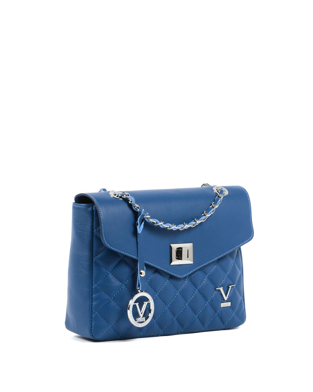 V Italia Womens Handbag Bluette V024-S SAUVAGE BLUETTE