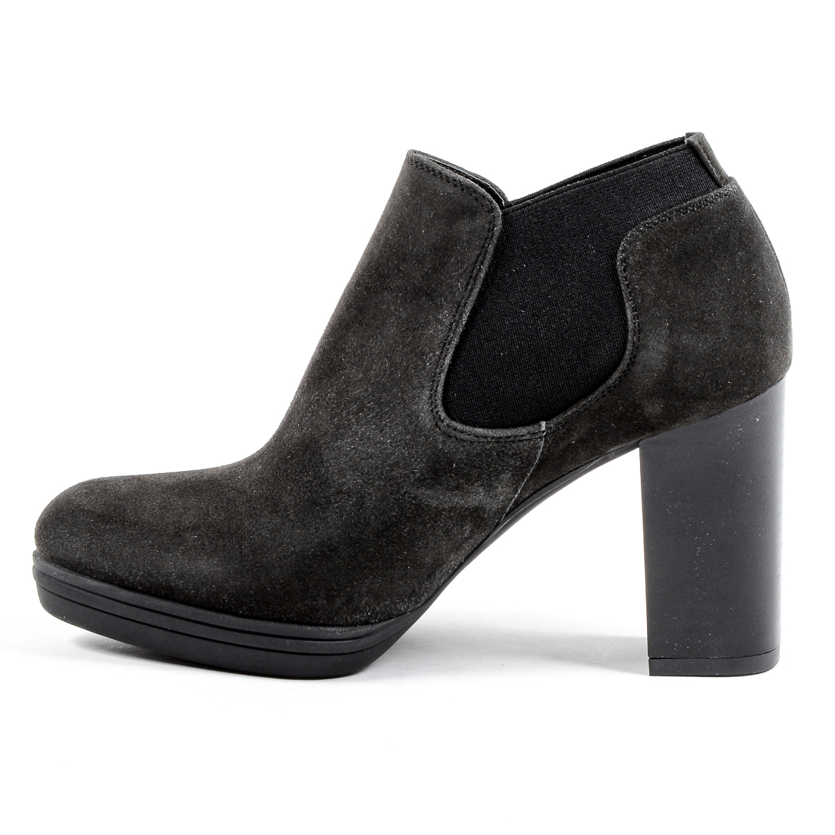 V 1969 Italia - Botines de tacón para mujer, color gris oscuro, GRACY