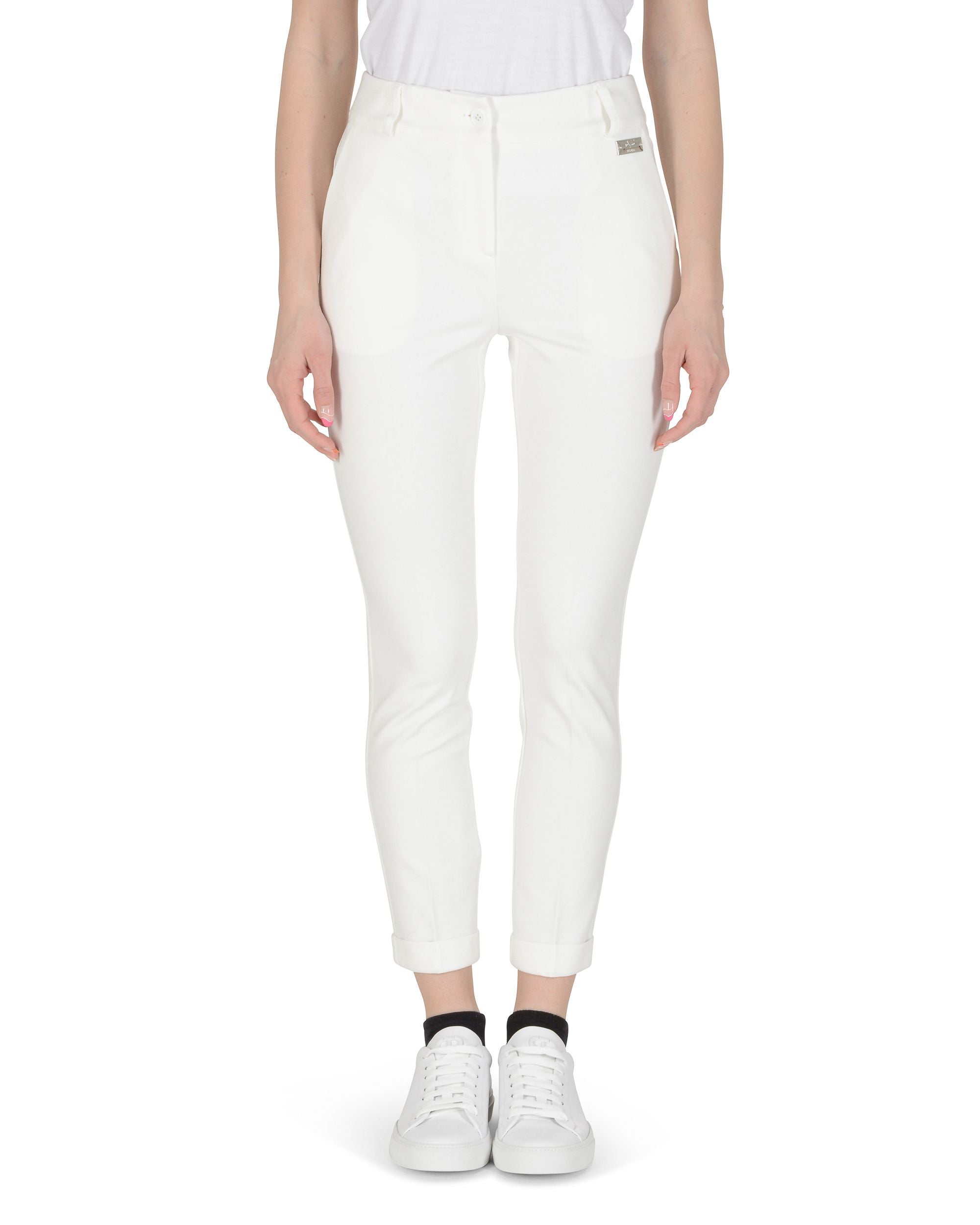 19V69 Italia Pantalones de mujer blancos LEA PR BLANCO