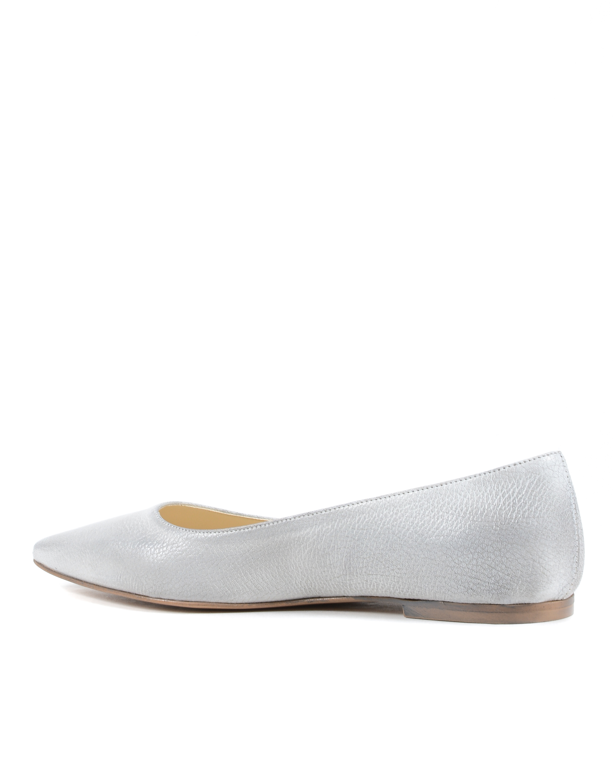 19V69 Italia Bailarina Mujer Blanco 4747 SPAZZOLATO NAPPA BIANCO