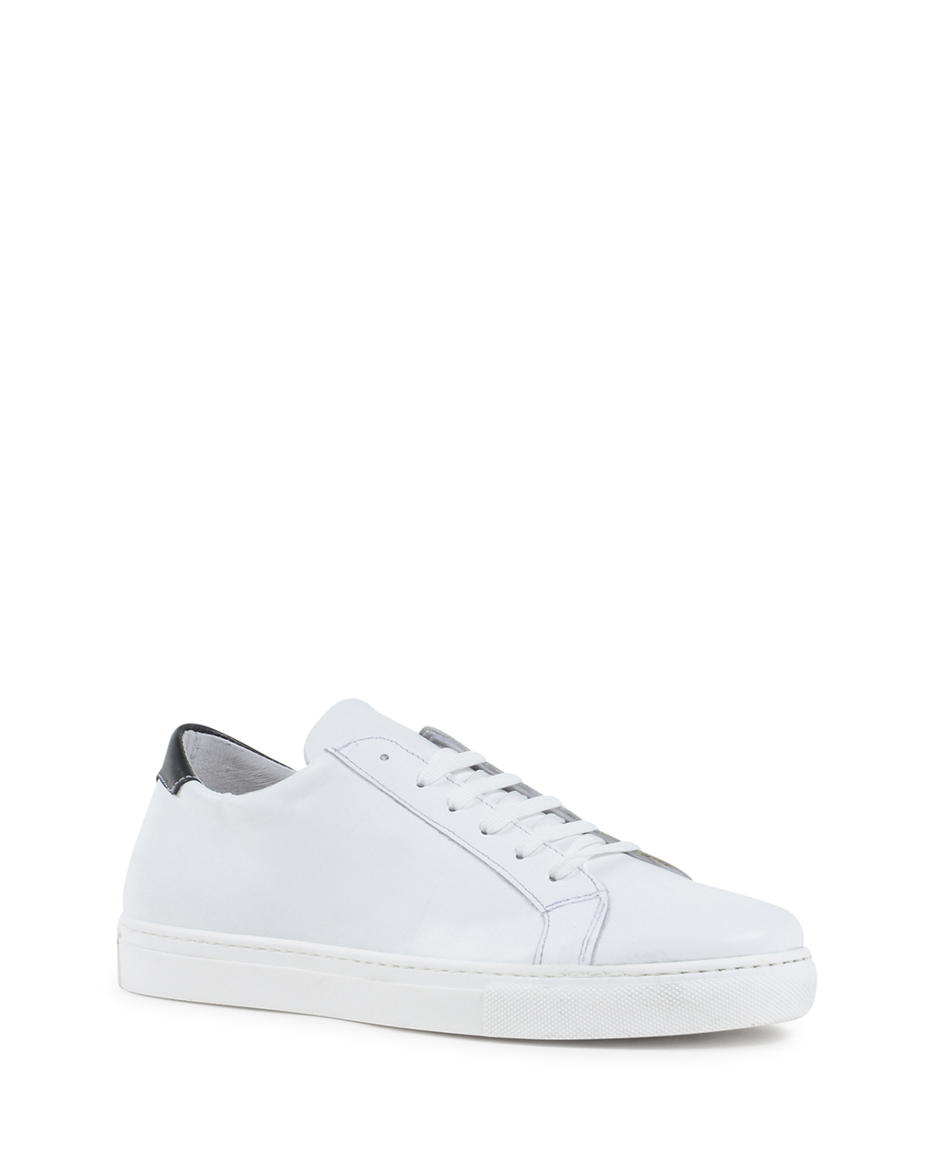 19V69 Italia Zapatilla Hombre Blanco Negro 035 VITELLO BIANCO NERO