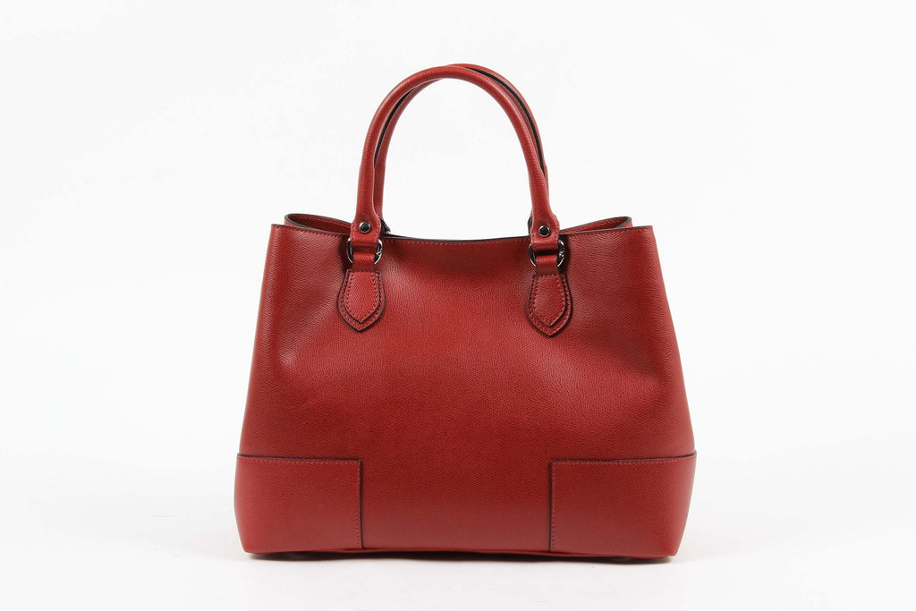 Bolso de mano para mujer V 1969 Italia V013-S SAFFIANO ROJO