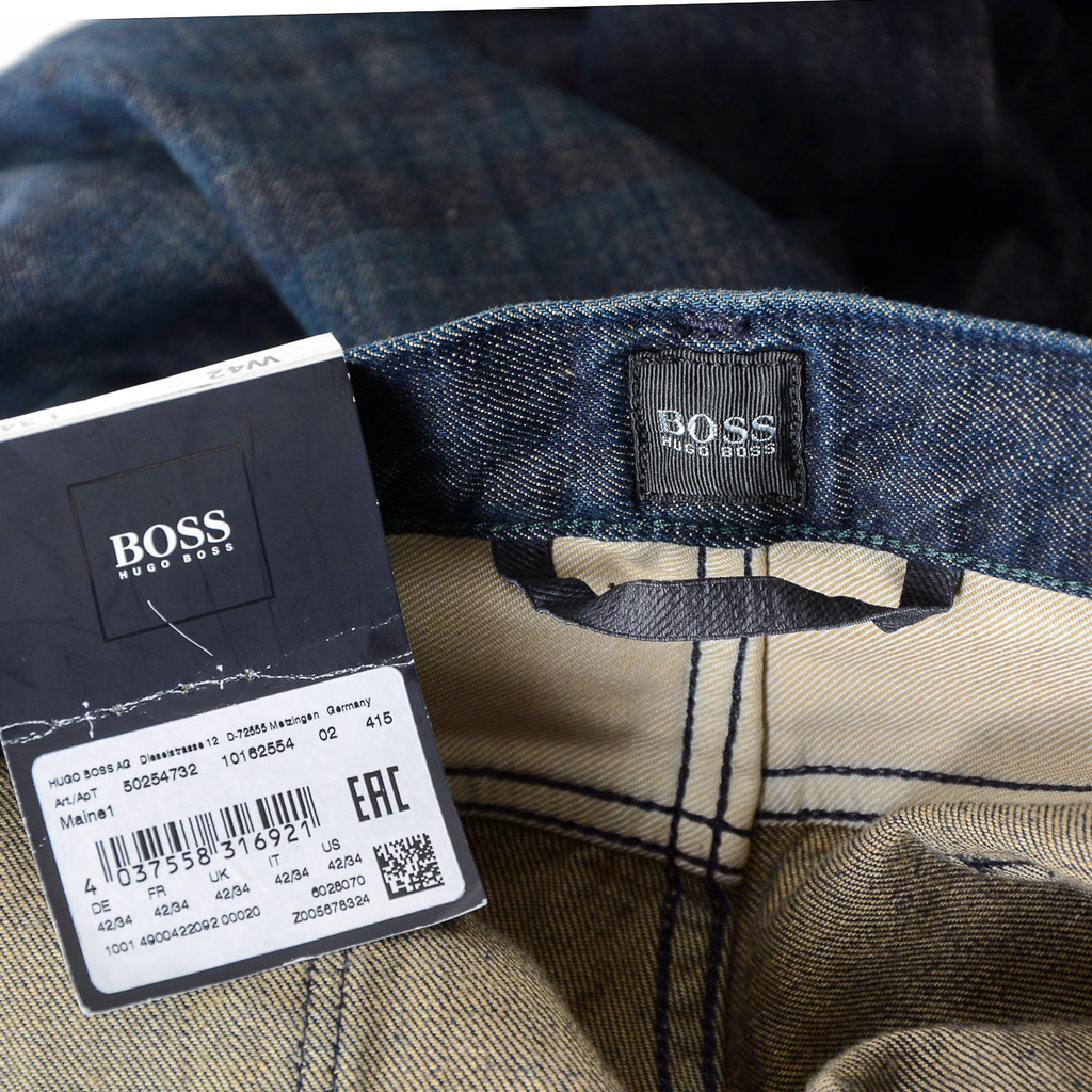 Vaqueros Hugo Boss para hombre azul oscuro MAINE