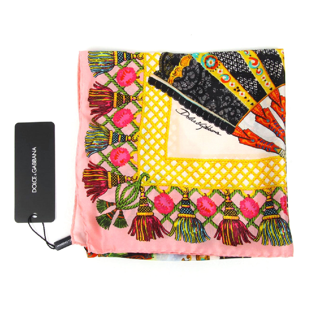 Pañuelo de seda para mujer Dolce & Gabbana FN055R GD539 X0803