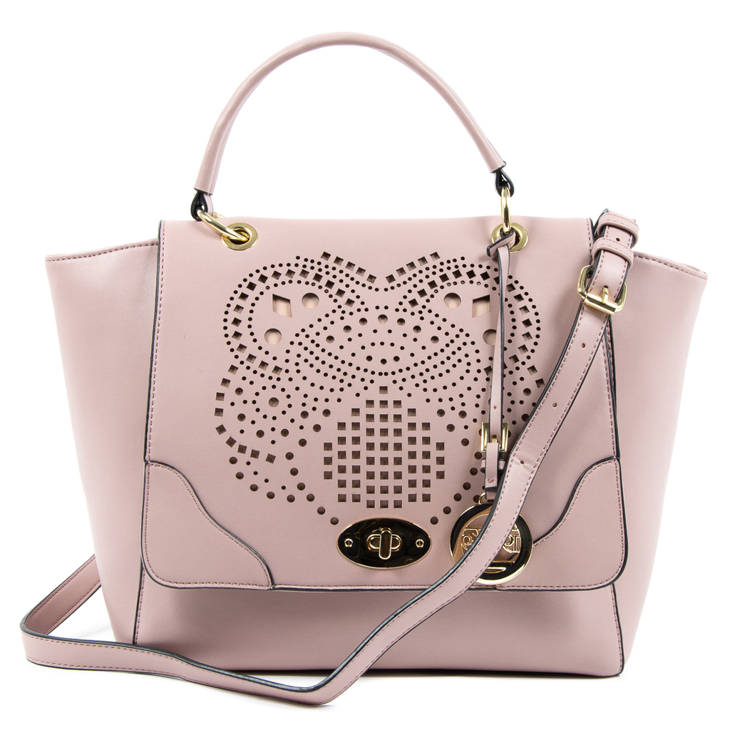 Bolso de mano para mujer V 1969 Italia Rosa 0052 MORADO CLARO