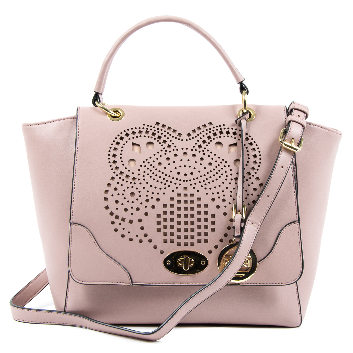 Bolso de mano para mujer V 1969 Italia Rosa 0052 MORADO CLARO