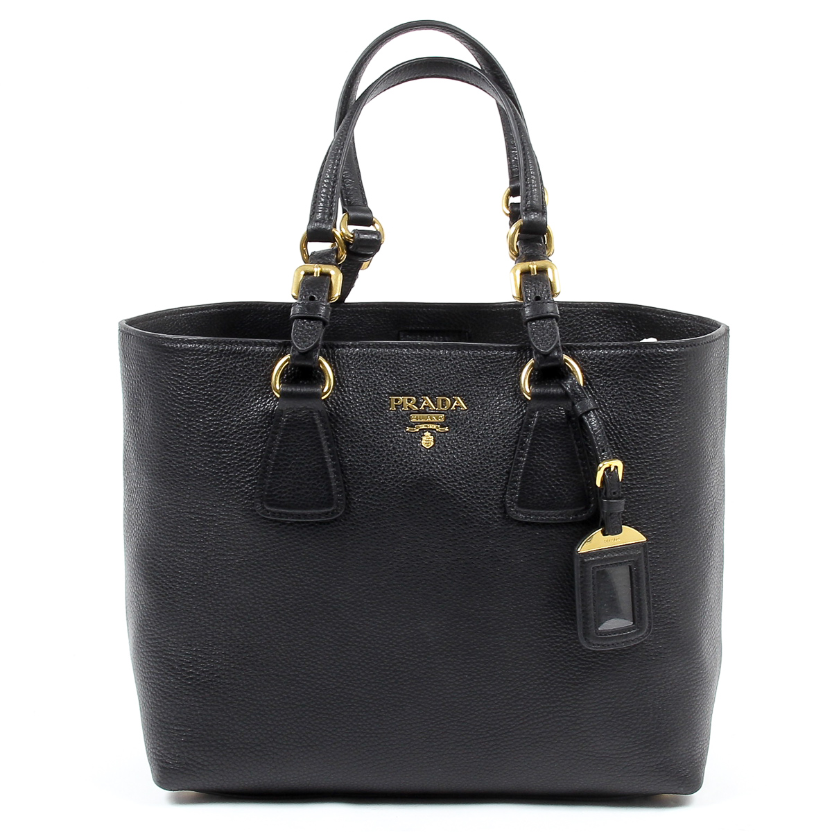 Bolso de mano Prada para mujer 1BG043 2E8K F0002 NERO VITELLO PHENIX