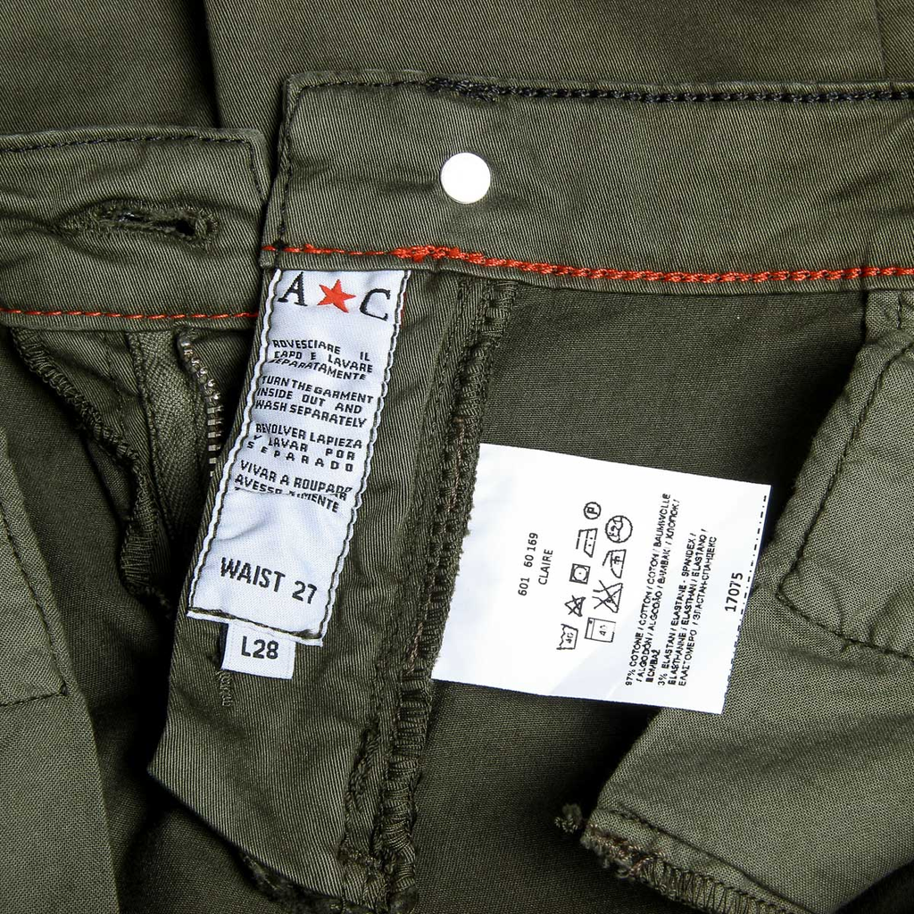 Pantalones Andrew Charles para mujer Verde CLAIRE