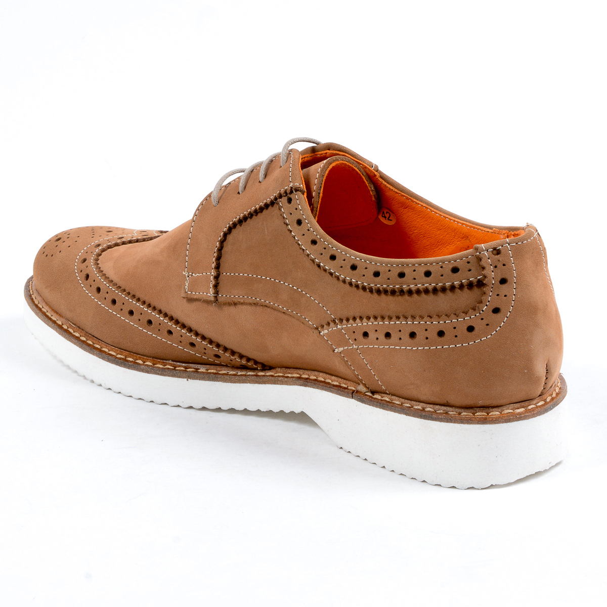V 1969 Italia - Zapato Oxford Brogue para hombre, color marrón, PEDRO