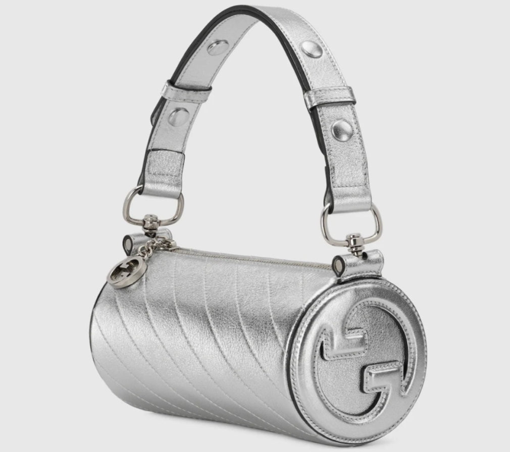 Bolso de hombro de piel Blondie