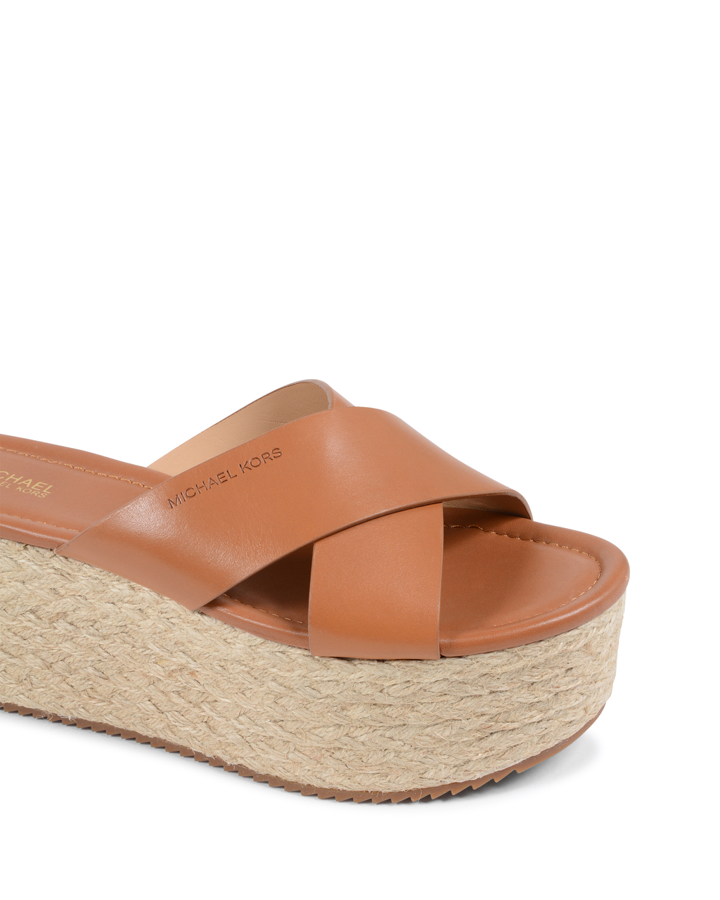 Sandalias de plataforma para mujer Michael Kors color tostado VIVIANNA