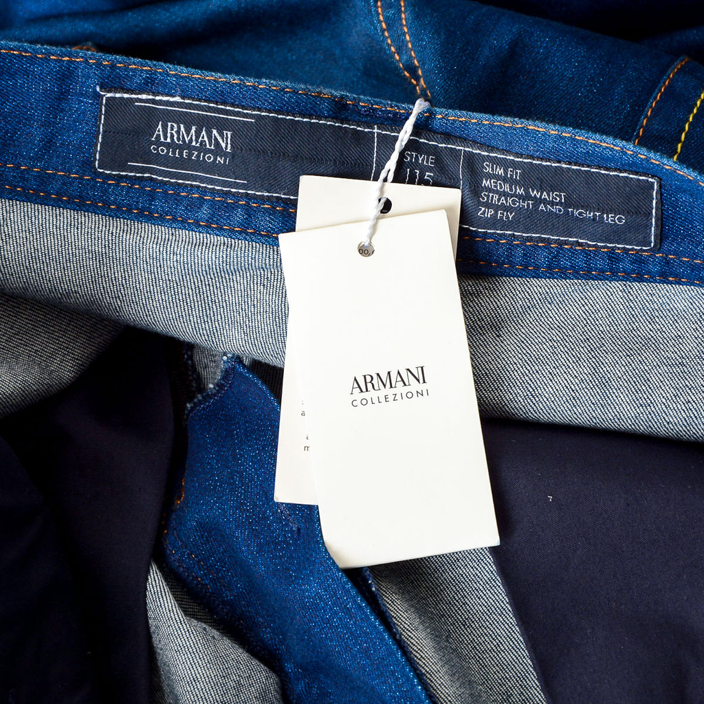 Armani Collezioni Mens Jeans Blue