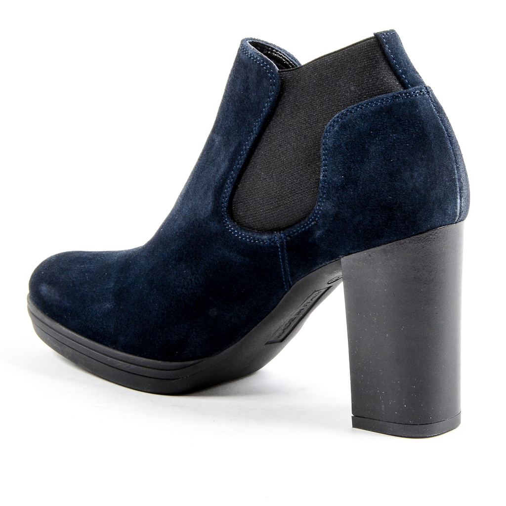 V 1969 Italia Botín de tacón para mujer Azul GRACY