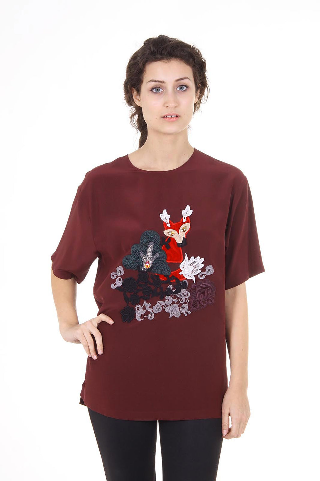 Camiseta Dolce & Gabbana de manga corta para mujer F7M20Z G7ARN F0517