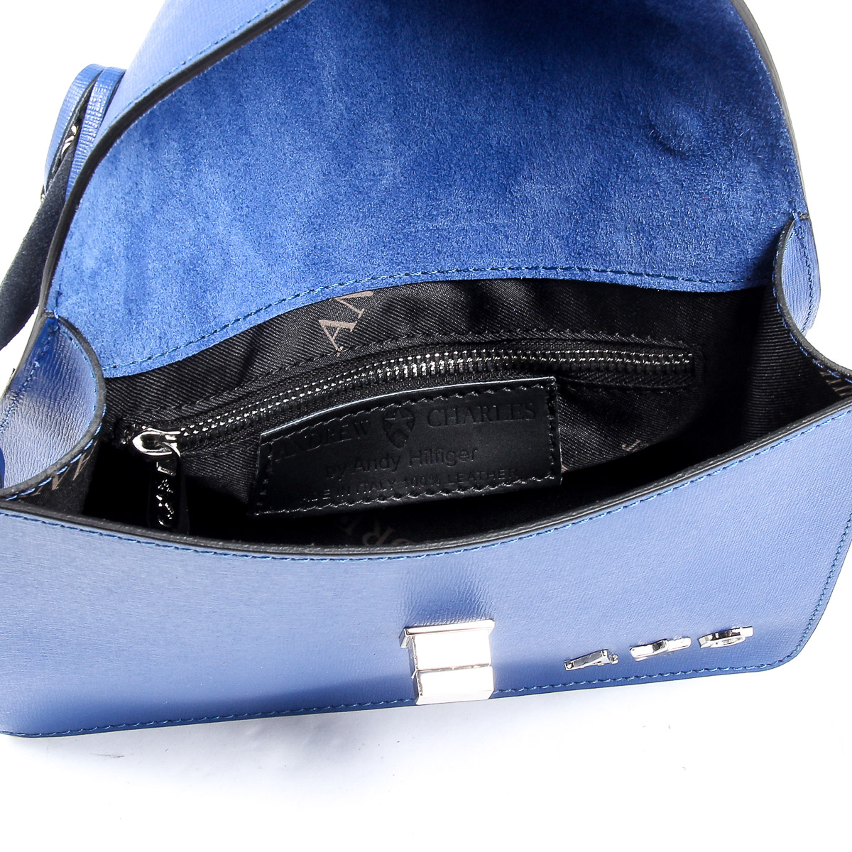 Andrew Charles Womens Handbag Blue MELODY