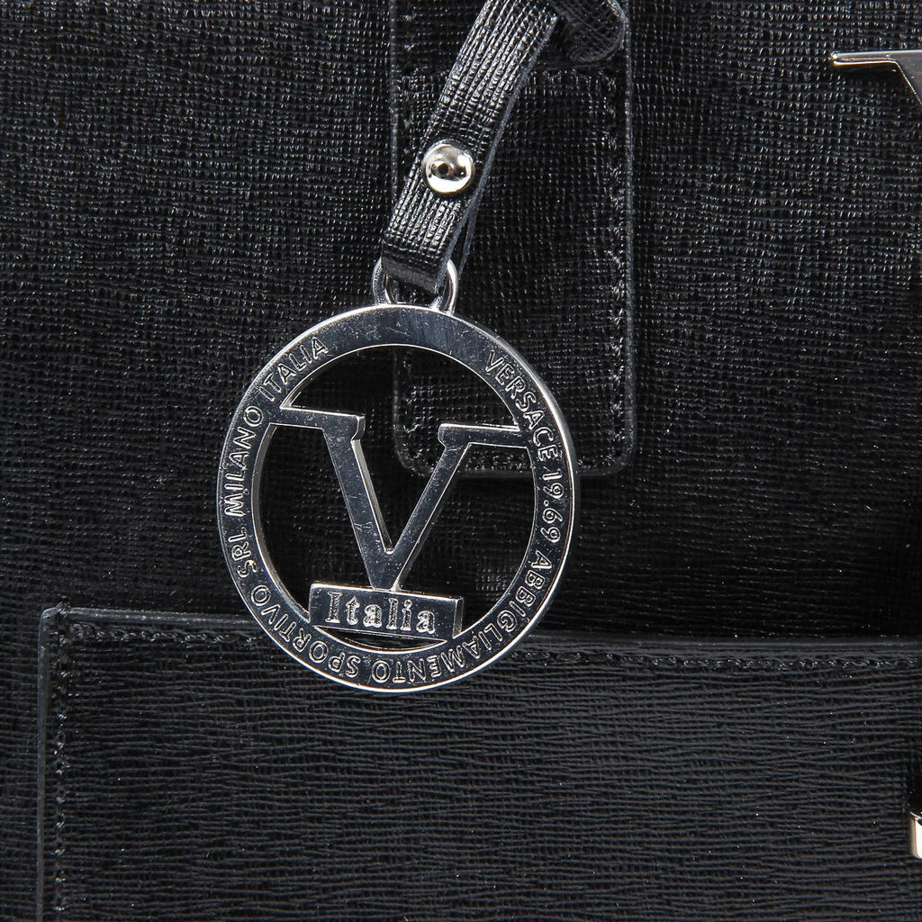 Bolso de mano para mujer V 1969 Italia V006-S SAFFIANO NERO