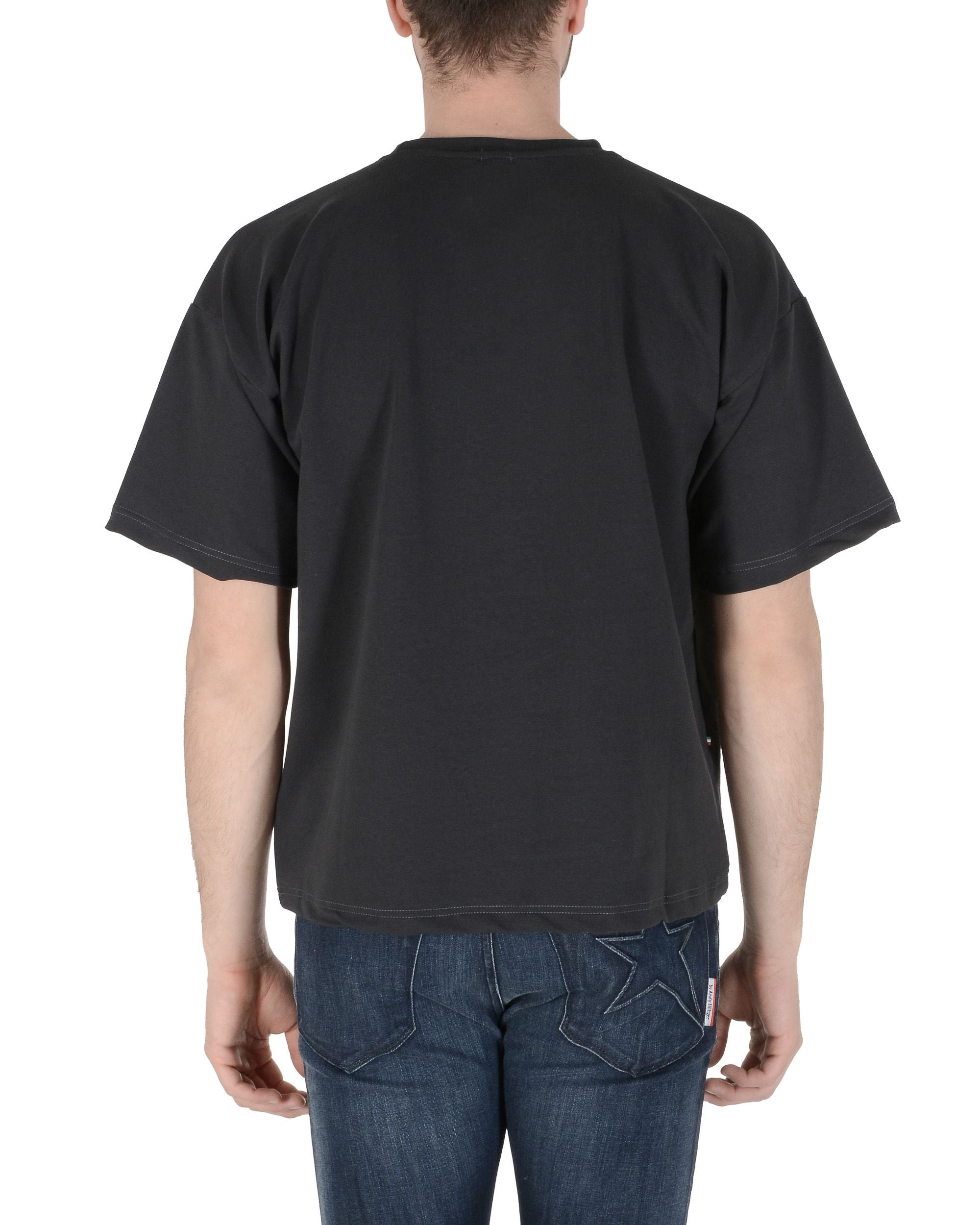 Camiseta Italia para hombre 19V69 Gris oscuro AZIR GRIS OSCURO
