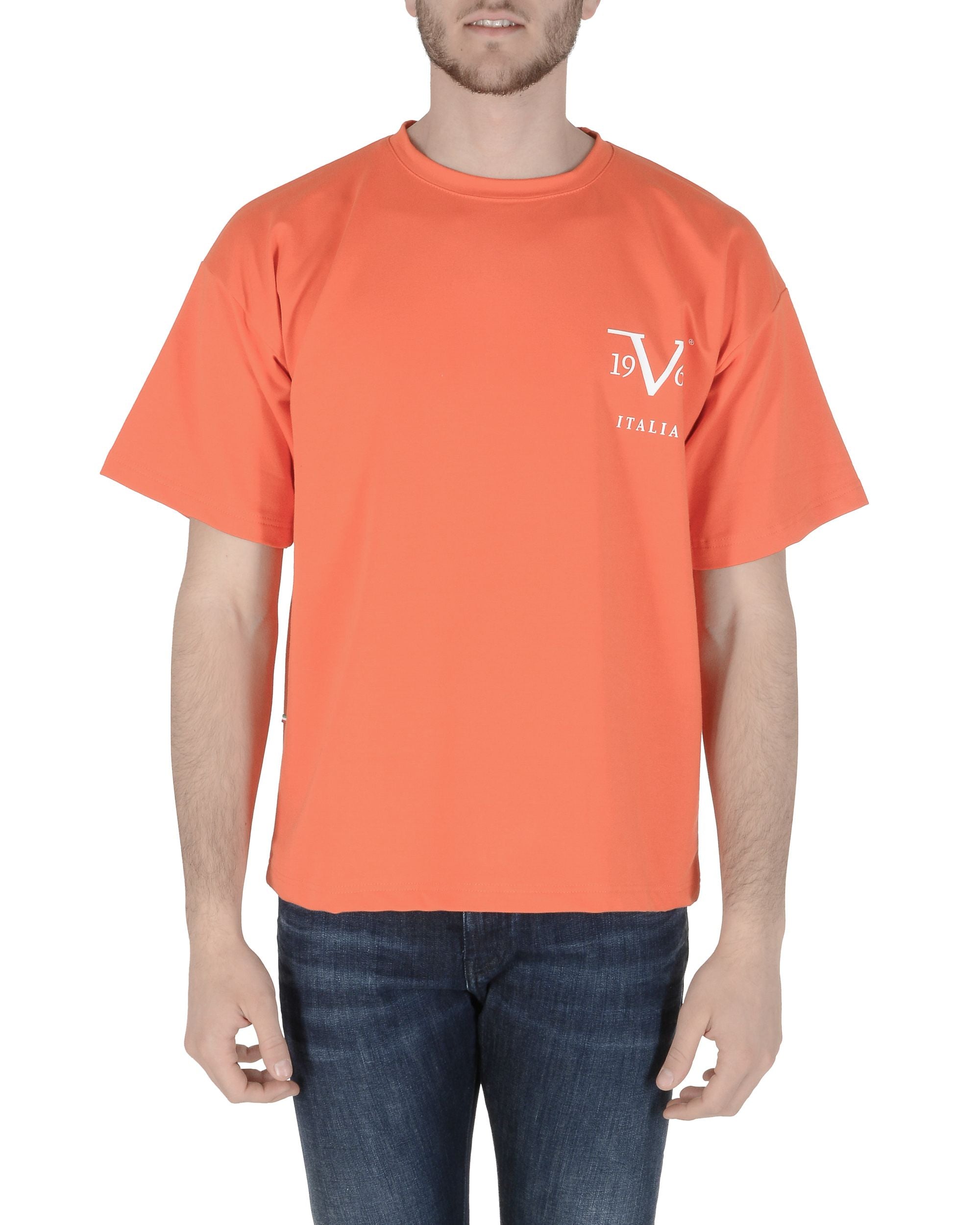 19V69 Italia Camiseta Hombre Naranja AZIR ORANGE