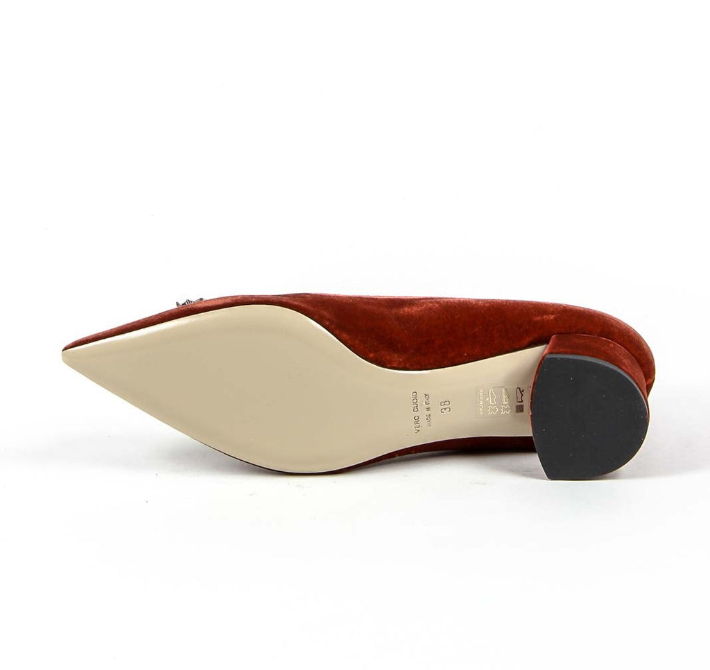 19V69 Italia Zapatos de salón para mujer 3110276 VELLUTO ROSSO