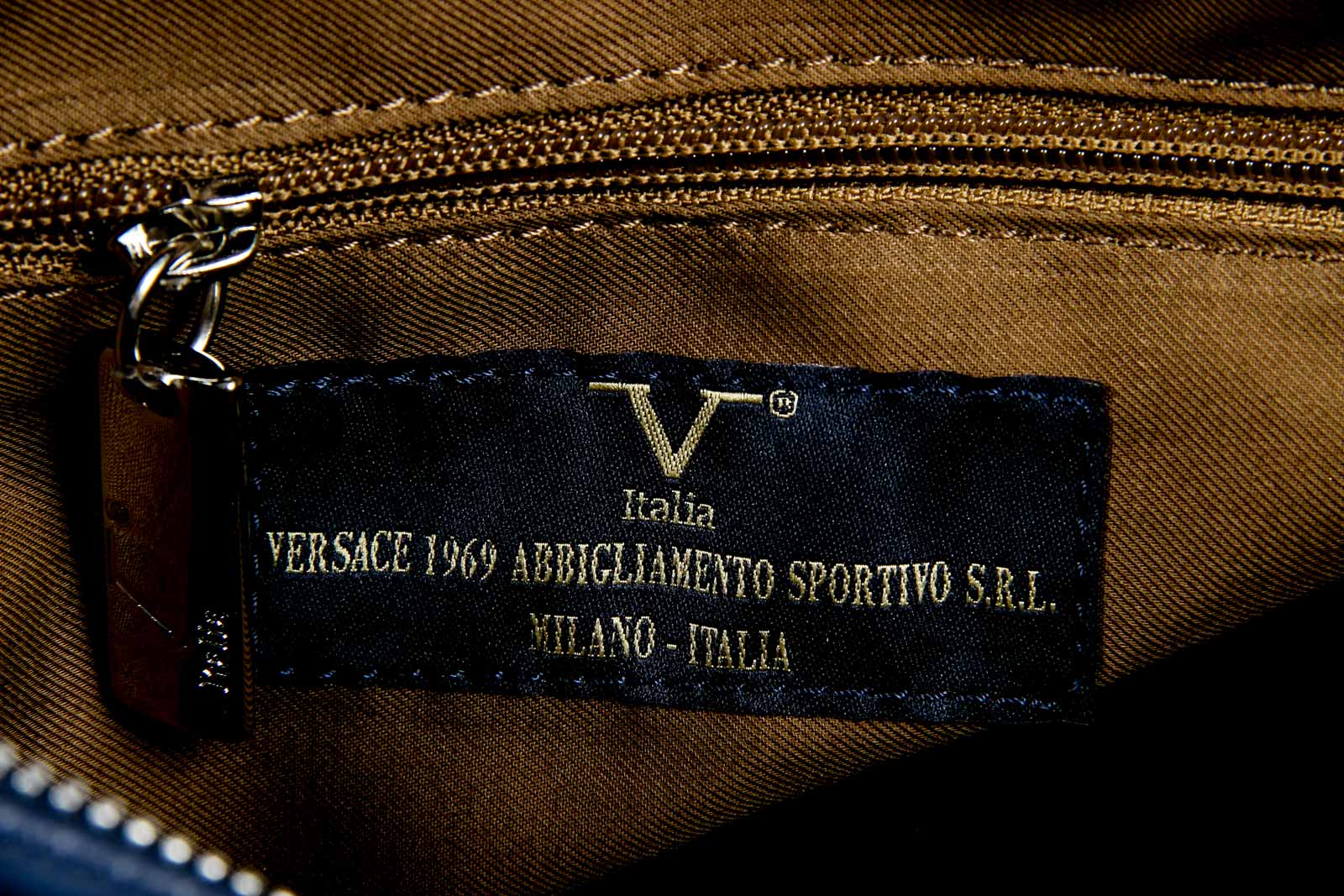 Bolso de mano para mujer V 1969 Italia V011 S BLUE JEANS