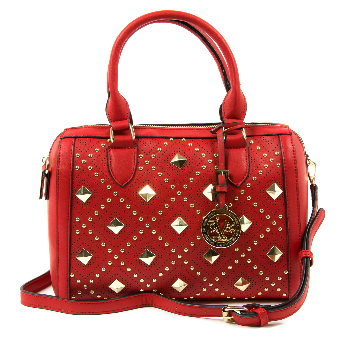 Bolso de mano para mujer V 1969 Italia rojo CLAIRE