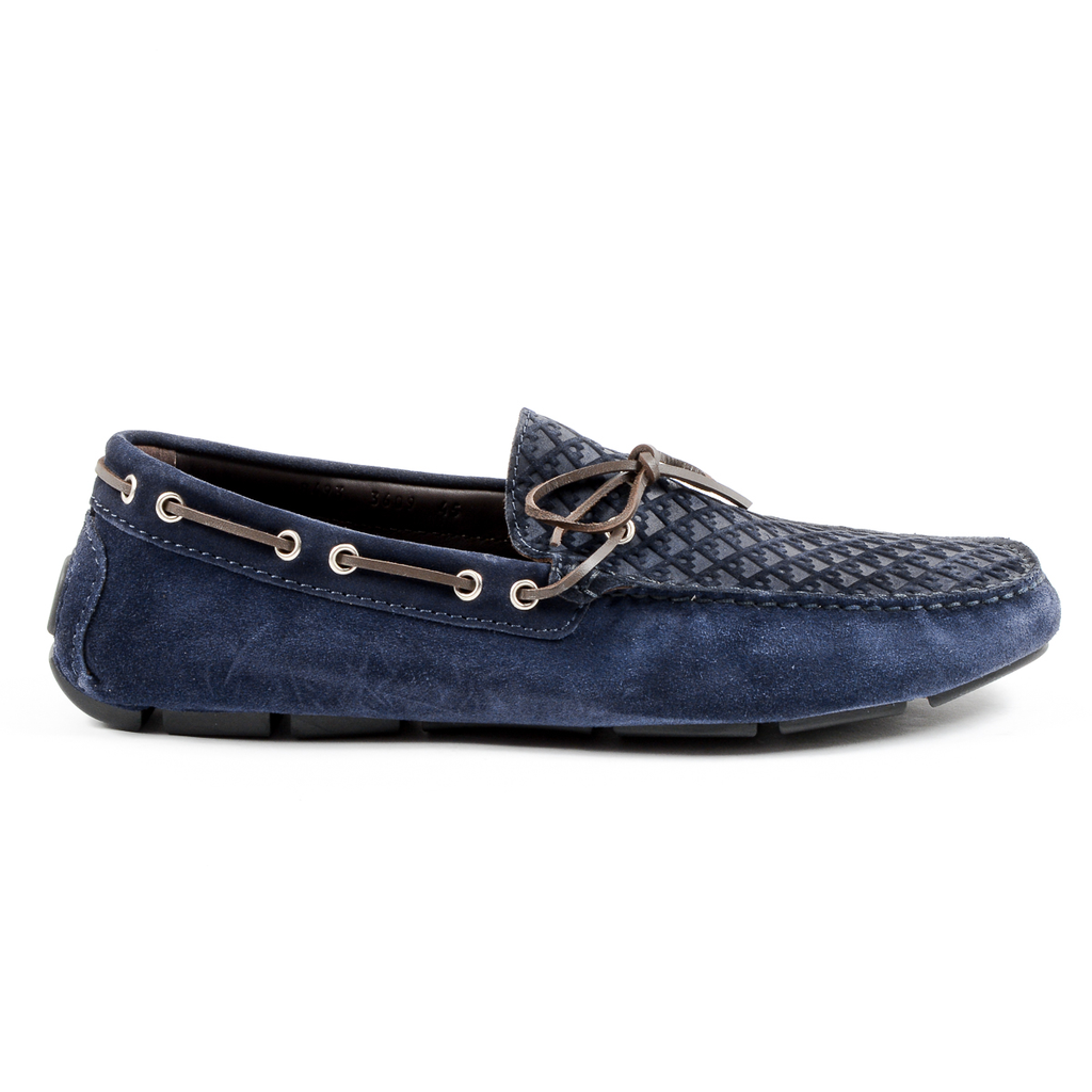Mocasines V 1969 Italia para hombre, color azul, KARL