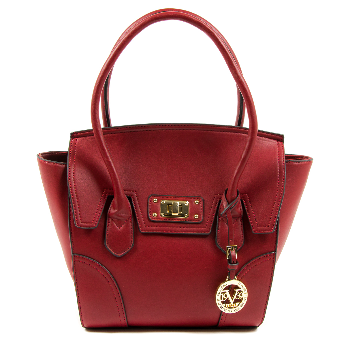 V 1969 Italia Bolso de mano para mujer Burdeos SALLY