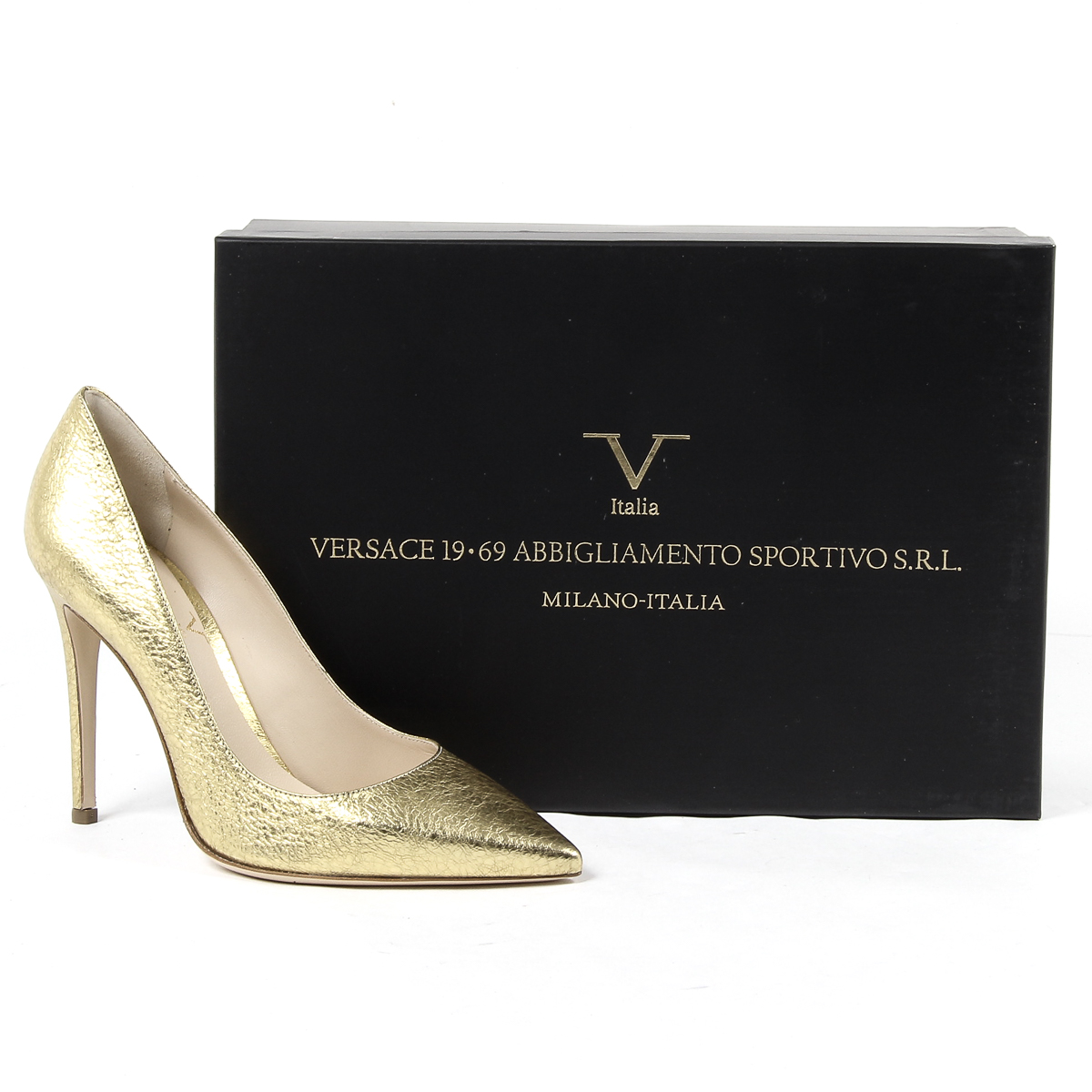 V 1969 Italia Womens Pump Gold ESTER