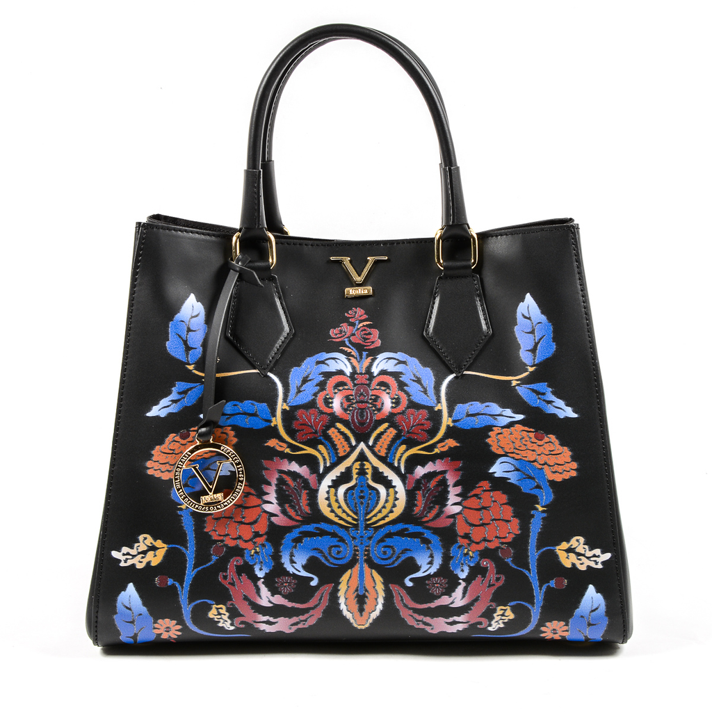 V 1969 Italia Womens Handbag Black CRETA