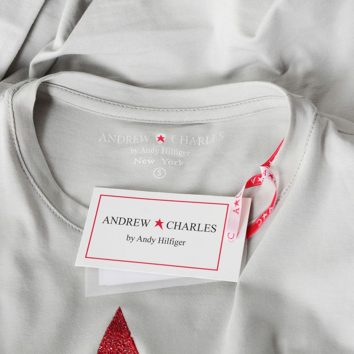 Camiseta de manga larga para mujer Andrew Charles By Andy Hilfiger TS602 031002 FENIX GRIS CLARO S8