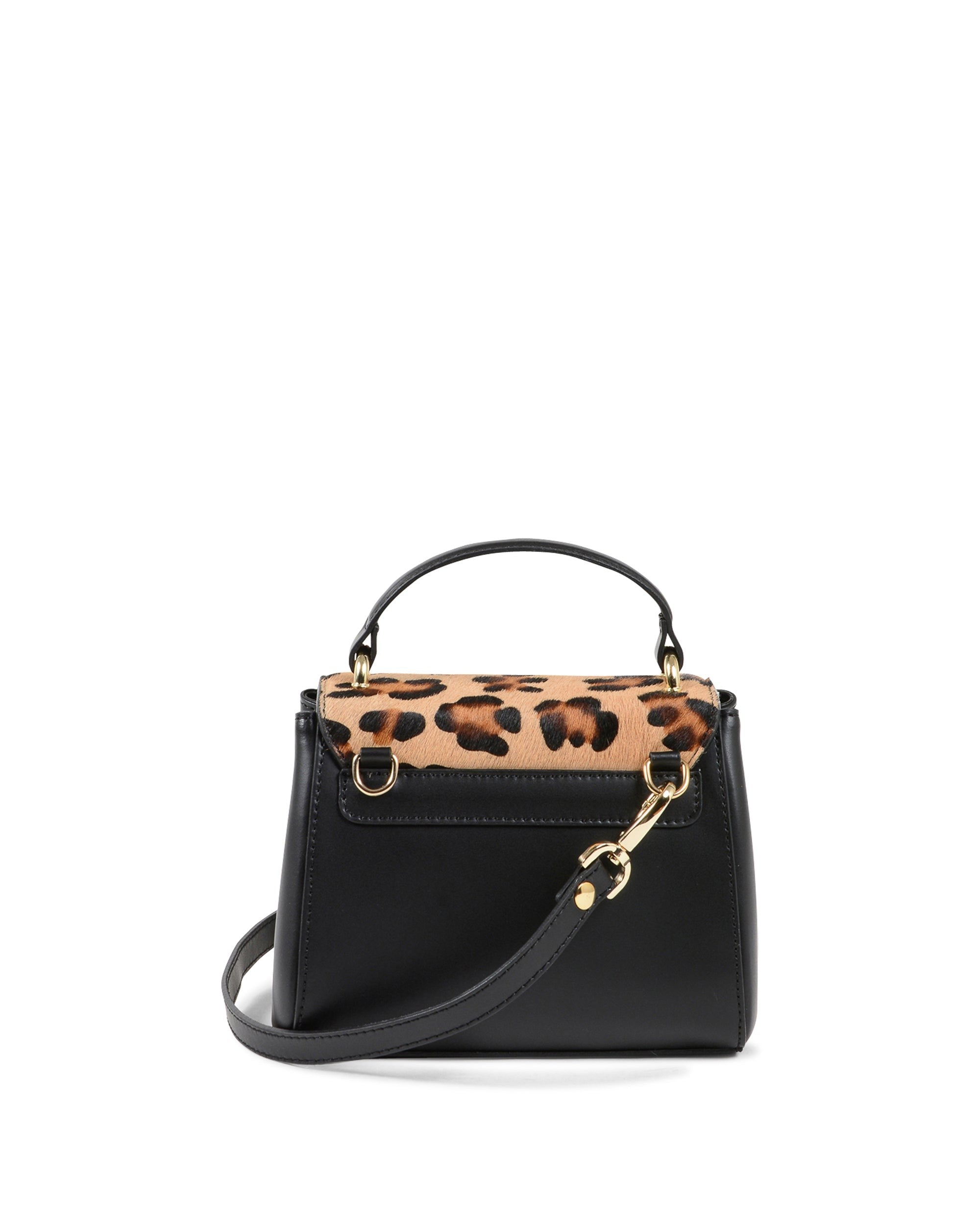 Bolso bandolera Portofino Pony - Leopardo negro