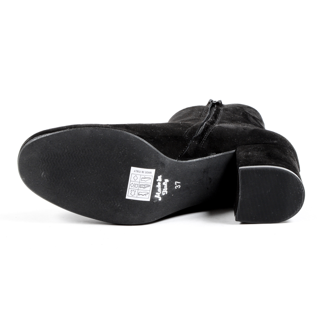 V 1969 Italia - Botines de tacón para mujer, color negro MAD