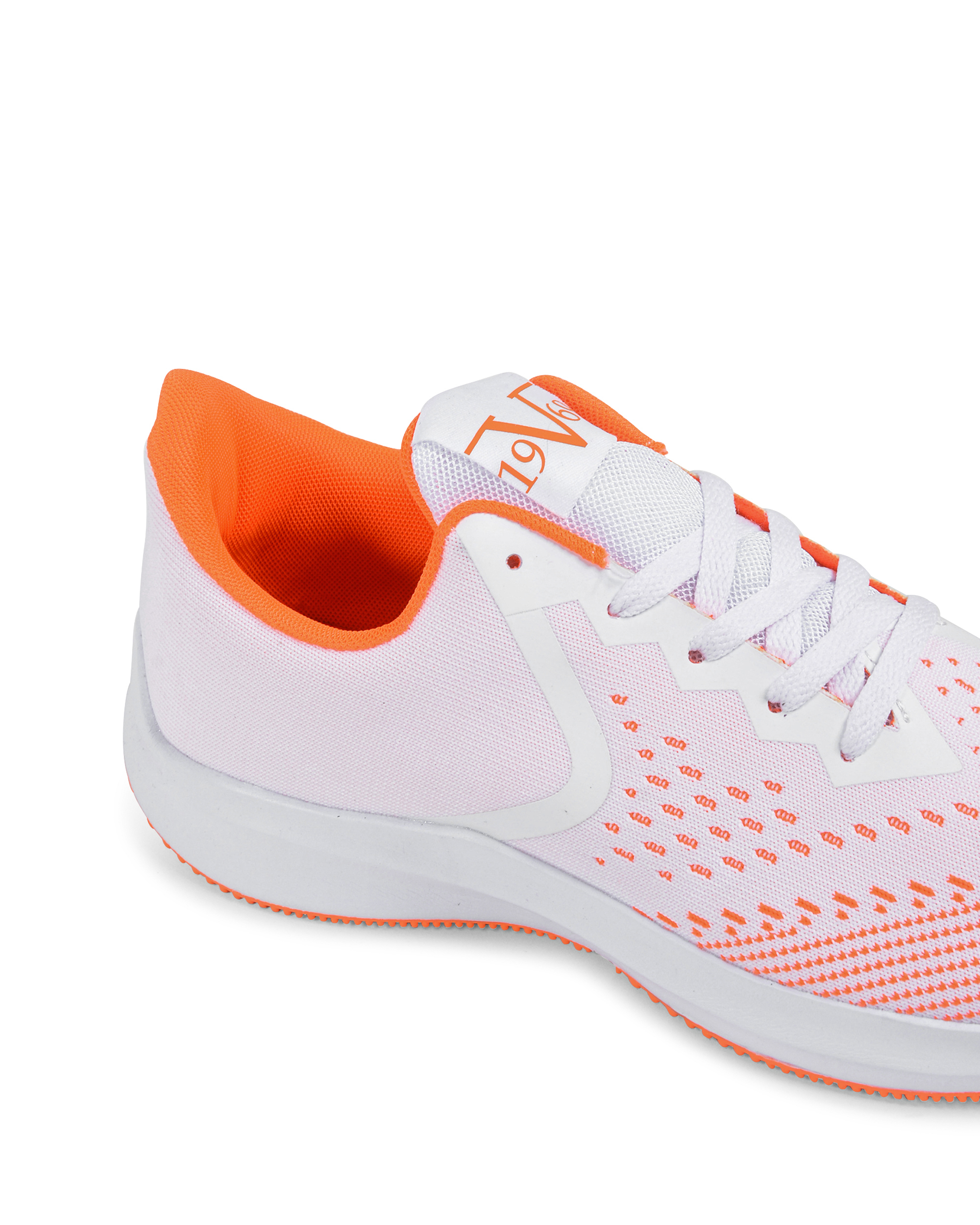 19V69 Italia Zapatilla deportiva para hombre V032 BIANCO ARANCIONE
