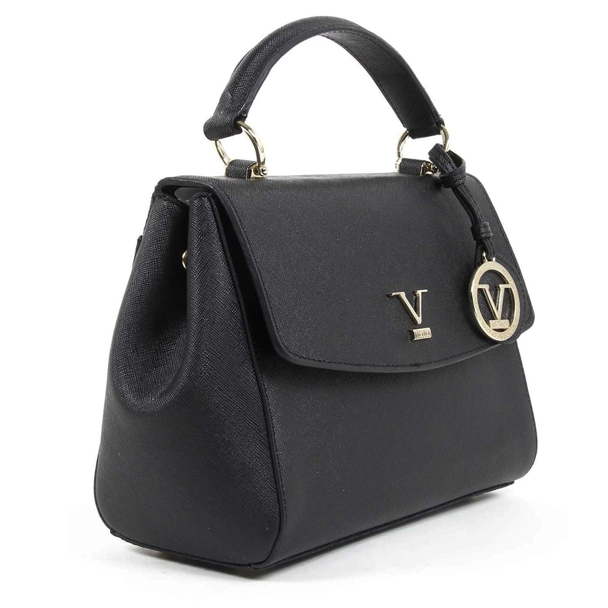 Bolso de mano para mujer V 1969 Italia VE09 NEGRO