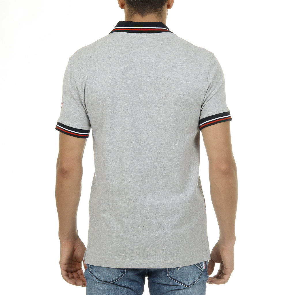 Polo Ufford & Suffolk Polo Club para hombre, manga corta, gris, NOTTE