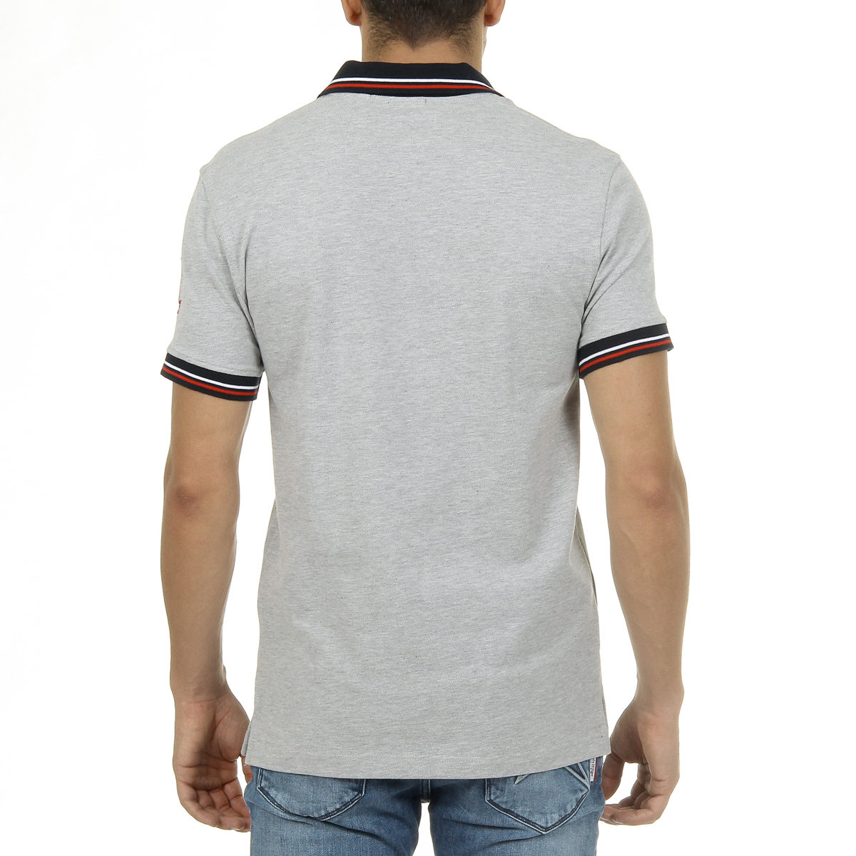 Polo Ufford & Suffolk Polo Club para hombre, manga corta, gris, NOTTE