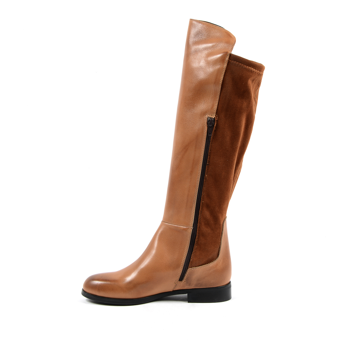 V 1969 Italia Bota alta para mujer marrón ELLIE