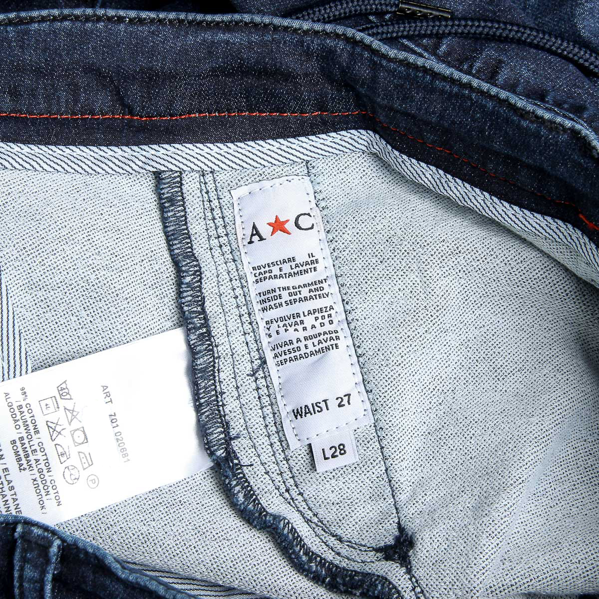 Vaqueros Andrew Charles para mujer Denim JADE