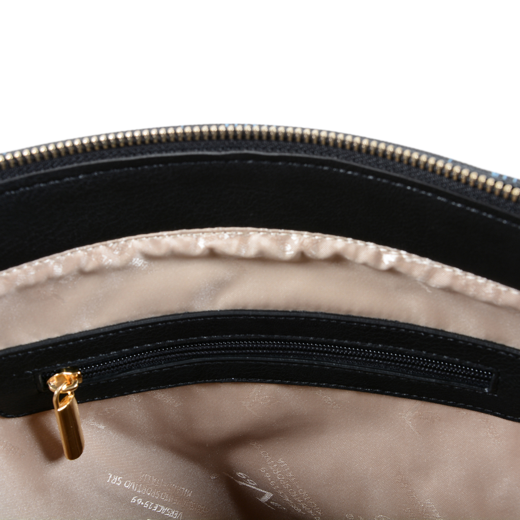 V 1969 Italia Womens Handbag Black HAITI