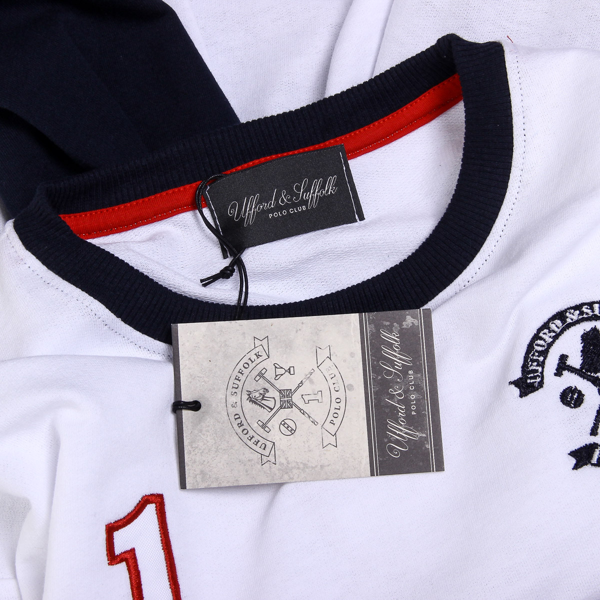 Suéter de hombre Ufford & Suffolk Polo Club de manga larga y cuello redondo